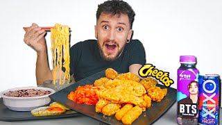 JSEM DIVNÝ A PROTO DĚLÁM ASMR KFC Cheetos Nudle [upl. by Aynas]