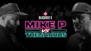 KOTD  MIKE P vs THE SAURUS I RapBattle Full Battle [upl. by Noda]