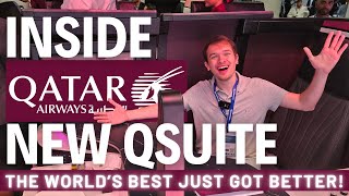 Inside Qatar Airways NEW Qsuite Next Gen The worlds best business class [upl. by Anaihk]