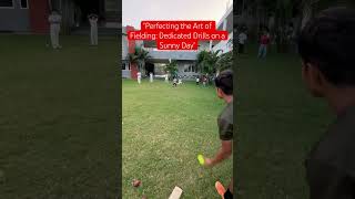 quotPerfecting the Art of Fielding Dedicated Drills on a Sunny Dayquot shorts shortvideo shortsvideo [upl. by Anyehs]