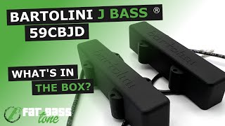 Bartolini 59CBJD 5 String Jazz Bass® Pickup Set What’s In The Box A CloseUp Look [upl. by Valerie]