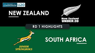 HIGHLIGHTS  NEW ZEALAND v SOUTH AFRICA  The Rugby Championship U20 2024  Round 1 [upl. by Damien314]