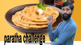 paratha challenge akash vs sunny [upl. by Namaan]