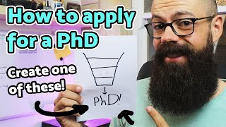 How to apply for a PhD  The secrets noone else has told you PhD Admissions [upl. by Yerga703]