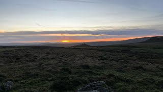 Sunset on Dartmoor sunset landscape nationalparks [upl. by Narbig839]