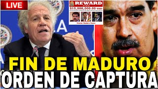 ÚLTIMO SOLICITAN ORDEN DE CAPTURA INTERNACIONAL A MADURO FRENTE A LA JUSTICIA INTERNACIONAL [upl. by Rehtul41]