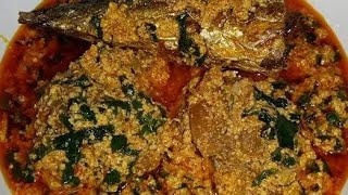 mix groundnut and egusi soup how to cook it [upl. by Sivrup]