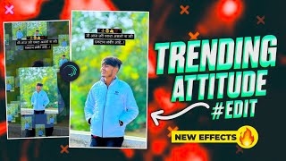 तुला हितच गाडील🔥 Instagram Viral Attitude Video Editing  Alight Motion Attitude Video Editing🔥 [upl. by Orme235]