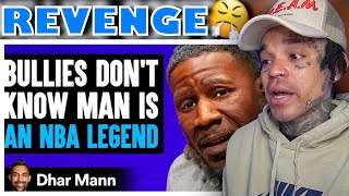 BULLIES Dont Know Man Is An NBA LEGEND ft TheLethalShooter  Dhar Mann Studios reaction [upl. by Doowron207]