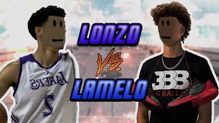 LONZO BALL vs LAMELO BALL 1V1  RBLX EDITION [upl. by Goodson]