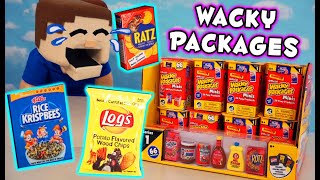 FUNNY Wacky Packages Minis Hangrees Poop Products Blind Box Case Unboxing [upl. by Ultun]