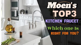 Moens Top 3 Kitchen Faucets in 2024 Brantford Align and Arbor  Which One is Right for You [upl. by Henning744]