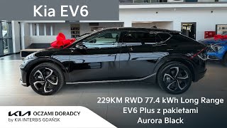 Elektryczna przyjemność z jazdy Kia EV6 229KM RWD 774 kWh EV6 Plus w kolorze Aurora Black [upl. by Dorothi151]