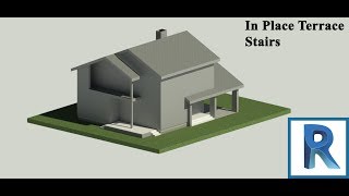 Revit 2019 Beginner Course  Part 8  In Place Terrace Stairs [upl. by Eelirol37]