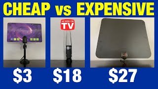 Indoor TV Antennas Compared Cheap vs Expensive [upl. by Arenahs894]