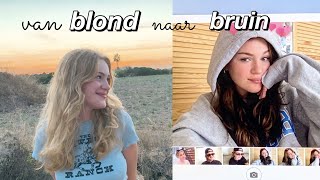 mn haar van blond naar bruin verven [upl. by Reyam937]