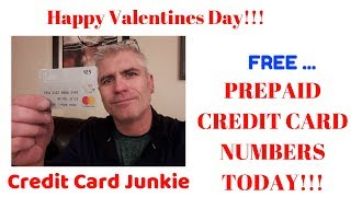 VALENTINES DAY FREE PREPAID CREDIT CARD NUMBERS  CREDIT CARD JUNKIE [upl. by Batty507]