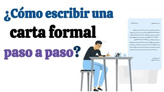 ¿Cómo escribir una carta formal paso a paso con ejemplos │ Español para Secundaria Primer año [upl. by Elahcar]