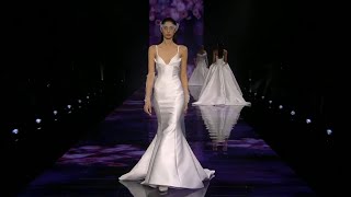 Pronovias Bridal 2024 Collection  Barcelona Bridal Fashion Week 2023  Fashion Show [upl. by Gulick232]