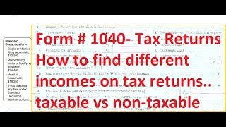 IRS Form  1040 – Individual Tax Returns – 1003 Session  23 [upl. by Haskins]