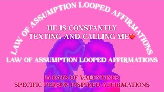 SP Constant Communication LOOPED Manifestation Affirmations 🔁 [upl. by Channing]