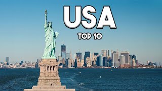 Top 10 Places To Visit In The USA 2023 [upl. by Renato611]