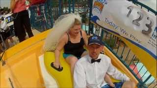 quotTake the Plungequot Wedding at Elitch Gardens w985 KYGOs Kelly Ford [upl. by Jak]