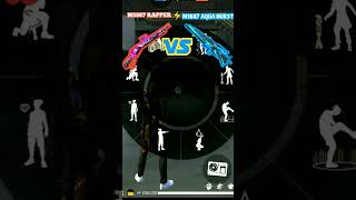 SHOTGUN RAPPER VS SHOTGUN AQUA BURST ⁉️freefireffshortsviral [upl. by Publius]