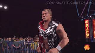 WWE 2K22 Hiroshi Tanahashi Entrance Signatures Finishers amp Victory Motion [upl. by Nabla]