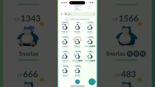 My favourite pokemon in the game has to be… Snorlax💤 what’s yours pokemongo pokemoncommunity [upl. by Laekim829]