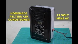 Peltier Air Conditioner  How to make Peltier AC at Home [upl. by Bianka527]