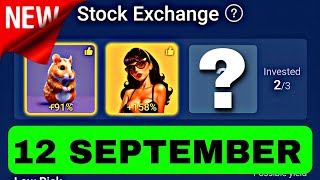 x empire investment fund today 12 september  musk empire daily combo  x empire investment today [upl. by Wendell]