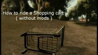 GTA IV  how to ride a shopping cart without mods [upl. by Assenat]