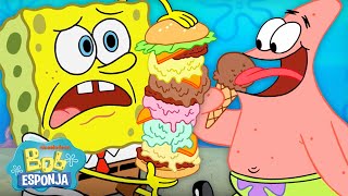 Bob Esponja  60 minutos de HELADO 🍦  Bob Esponja en Español [upl. by Dorine]