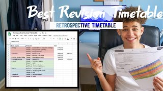 How to make THE BEST REVISION TIMETABLE  GCSE STUDENTS [upl. by Cherice]