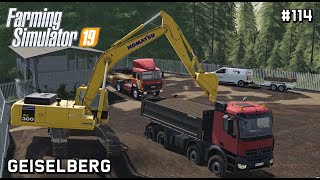 Komatsu PC300  Public Works  Geiselberg  Farming Simulator 19  Episode 114 [upl. by Retseh]