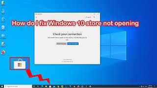 Microsoft store not working windows 10 [upl. by Noll]