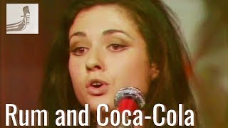 GIGLIOLA CINQUETTI in English quotRUM AND COCACOLAquot Compagnia Stabile della Canzone 1975 ⬇️Lyrics [upl. by Adlemy]