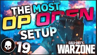 CoD WARZONE  The ODEN is INSANE OVERPOWERED Oden Setup 19k Solo Win [upl. by Irahc]