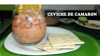 Ceviche de Camarones Delicioso [upl. by Emmalynn]