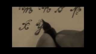 Cursive fancy letters  how to write lower case letters [upl. by Aicemed500]