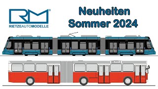 Rietze Sommer Neuheiten 2024  Spur H0 [upl. by Nirrek]