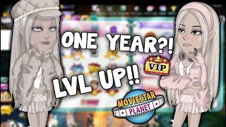 BUYING 1 YEAR VIP  COLLECTING 1 MIO FAME  MOVIESTARPLANET [upl. by Panther]