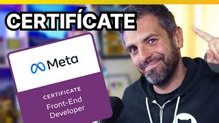 Los mejores CERTIFICADOS como Frontend Developer [upl. by Trix]