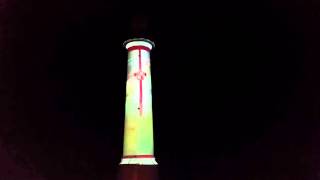 Sunderland Illuminations Lighthouse Projection Mapping 2015 [upl. by Beauregard]