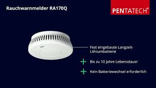 10JahresRauchwarnmelder RA170Q Pentatech [upl. by Mario]