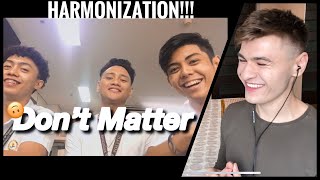 Don’t Matter By Akon  JThree Cover Para Sa Mga Na Ghost  HONEST Reaction [upl. by Kovar]