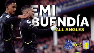 ALL ANGLES  Emiliano Buendia Goal Vs Everton  EVEvsAVL [upl. by Aciria]