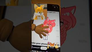 Tails x Gacha life girl kill tails funny animation memes [upl. by Aissatsana]