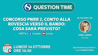 Concorso PNRR 2 conto alla rovescia verso il bando cosa sarà previsto [upl. by Enyahc234]